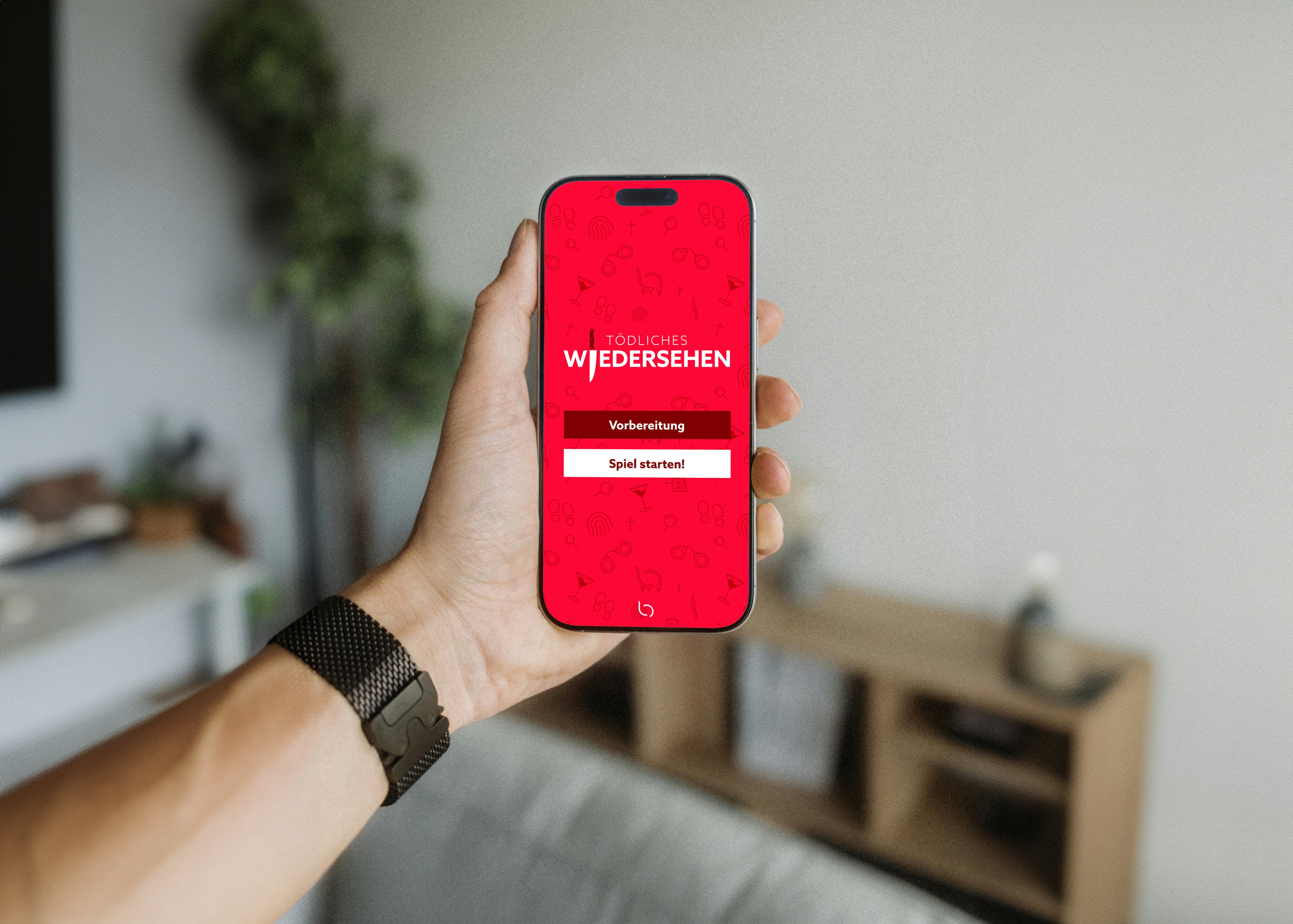 lemonbrain Krimidinner auf Iphone